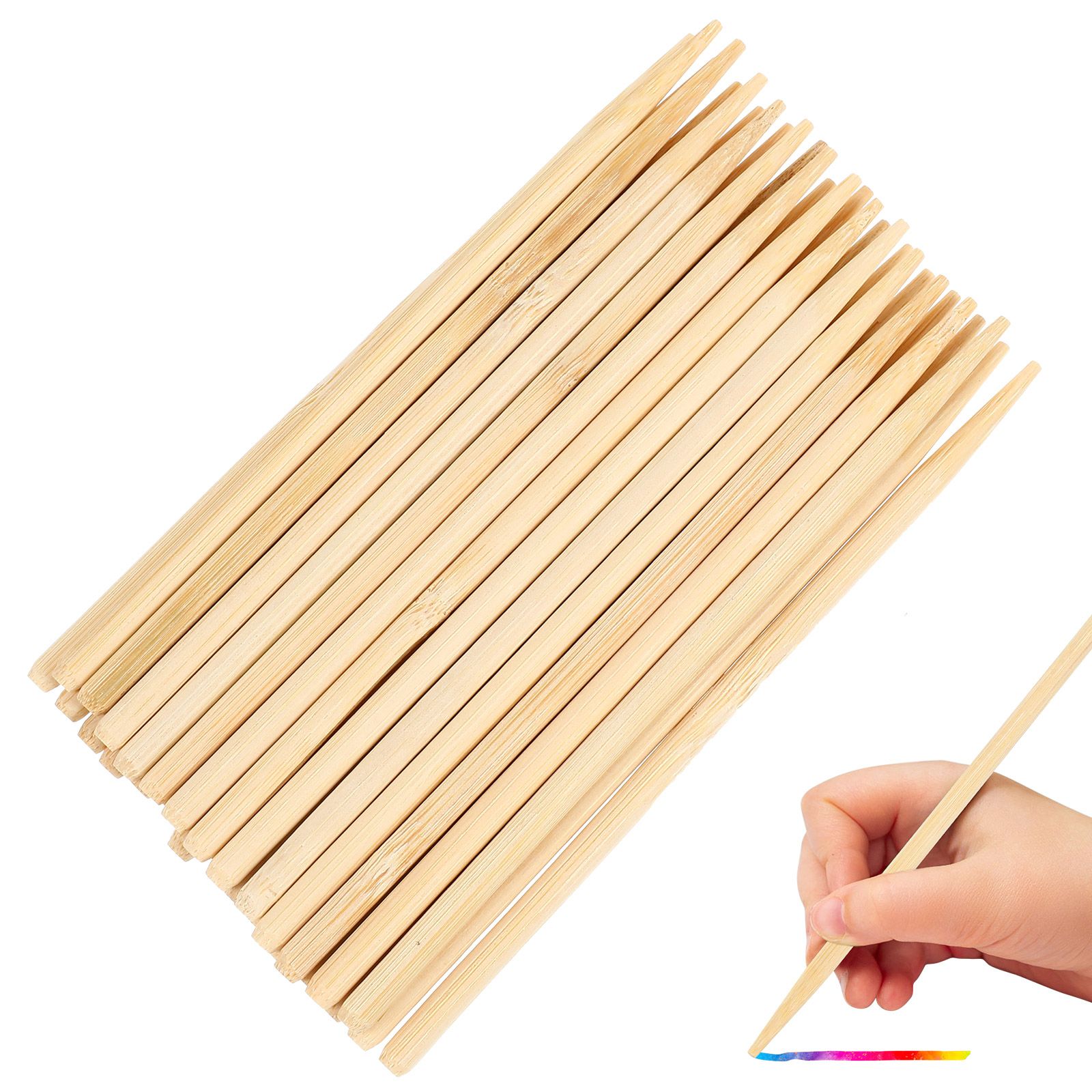 Woodworking Crafts - 30 шт. деревянная бамбуковая ручка для