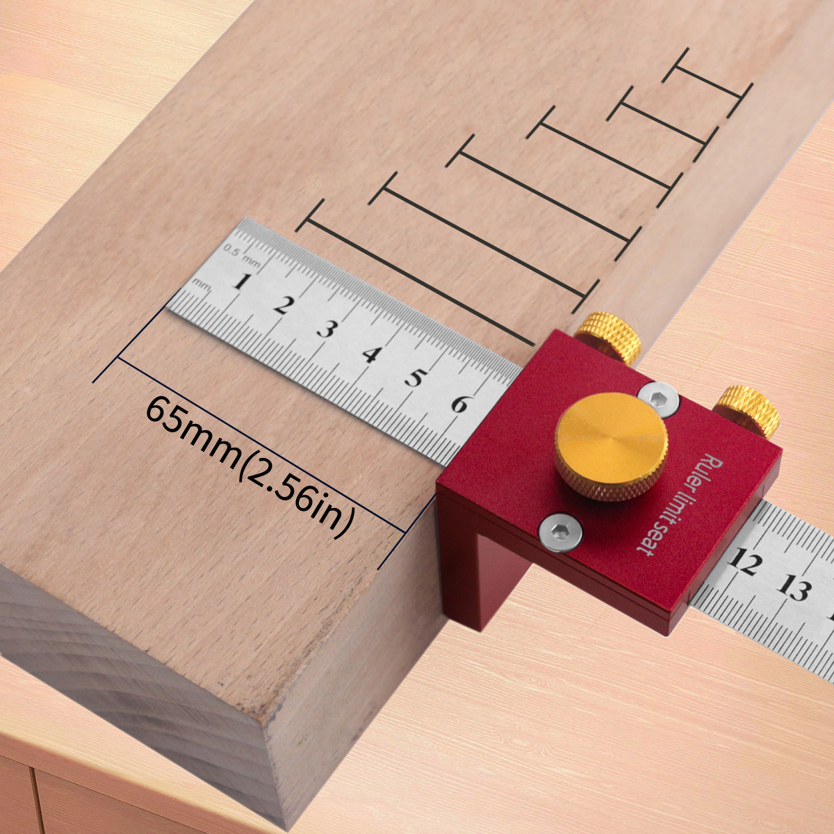 Woodworking Ruler - 30 см/12 дюймов писчая линейка 90