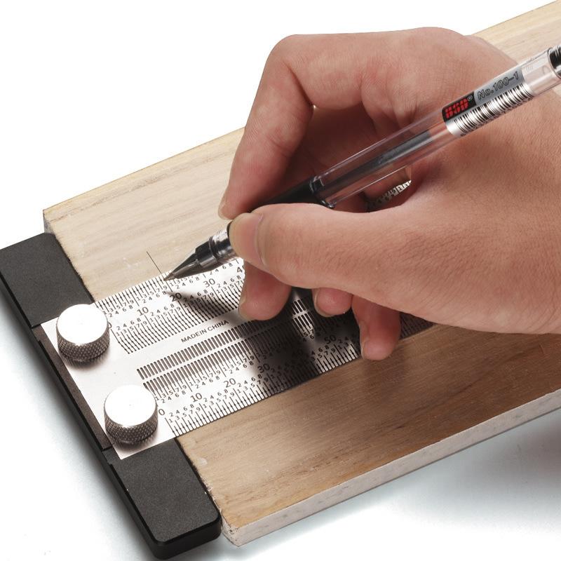 Woodworking Ruler - Высокоточная Т-образная линейка для разметки отверстий