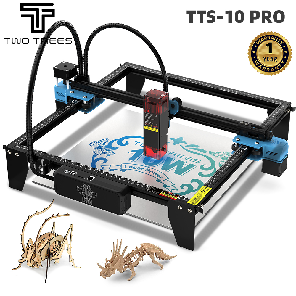 Woodworking Logos - TWOTREES TTS-10 Pro Лазерный гравер Принтер