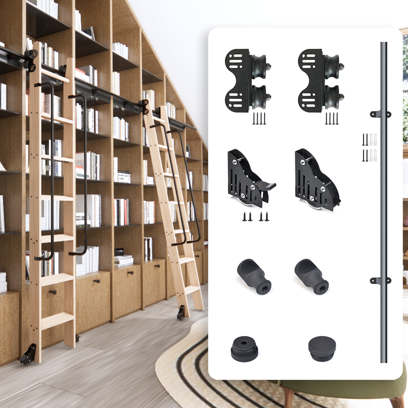 Woodworking Lofts - Фурнитура для библиотечных лестниц на колесиках,