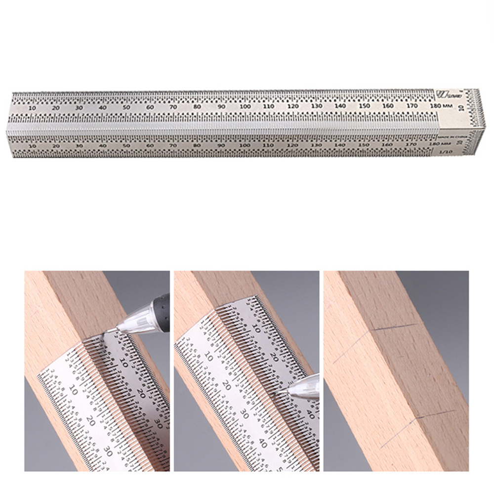 Линейка-чертилка из нержавеюще – обзор и цена Woodworking Ruler
