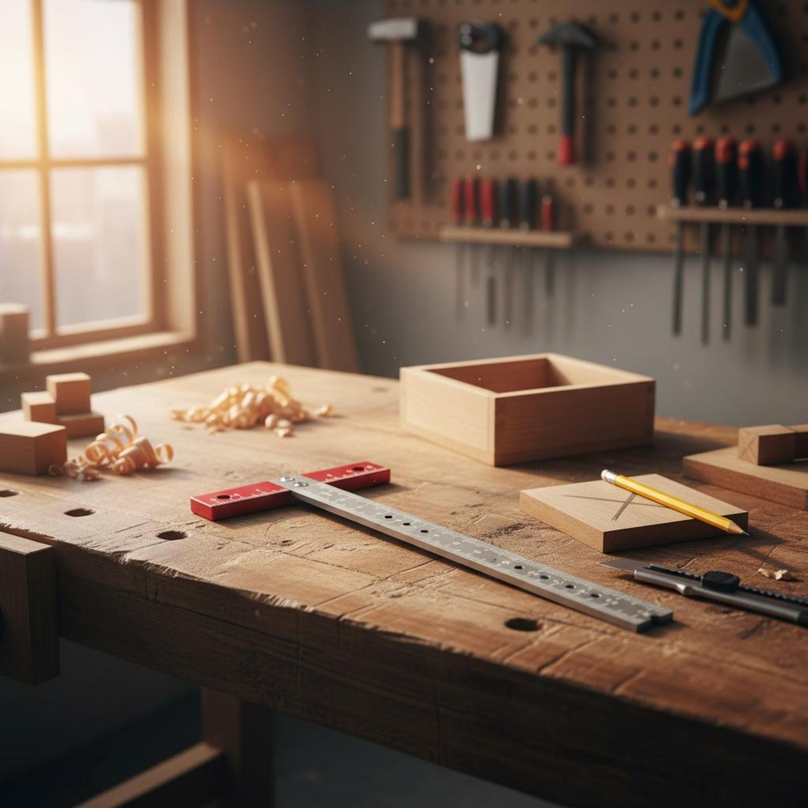 Т-образная линейка для точной  – обзор и цена Woodworking Workshop Layout